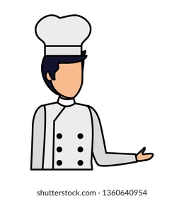 young chef avatar character