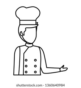 young chef avatar character