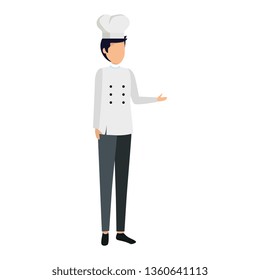 young chef avatar character