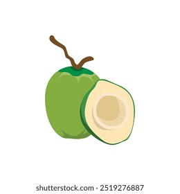 Young Coconut, Refreshing Tropical Beverage Delight