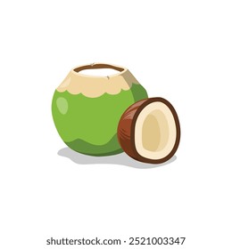 Young Coconut, Refreshing Tropical Beverage Delight