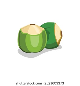 Young Coconut, Refreshing Tropical Beverage Delight