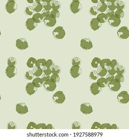 young coconut seamless pattern. coconut water, fresh green coconut. print for packaging drink, bed linen, fabric, beach towel. Exotics, Asia, Africa. vector eps 10