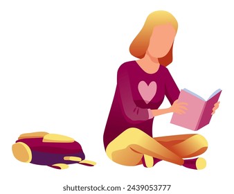 Young college or university student with backpack holding book. Study, education, back to school, knowledge concept. 3d vector people character illustration. Cartoon minimal style