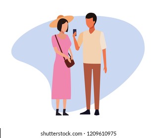 young couple avatar