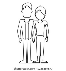 Young couple avatar