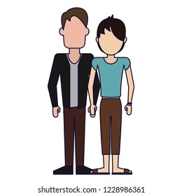 Young couple avatar