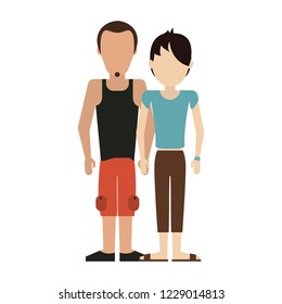 Young couple avatar