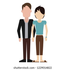 Young couple avatar