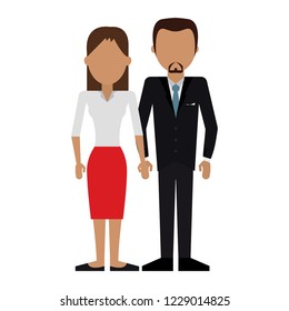 Young couple avatar