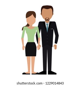 Young couple avatar