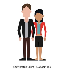 Young couple avatar