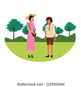Young couple avatar