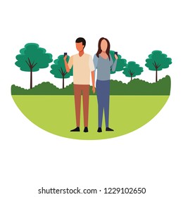 Young couple avatar