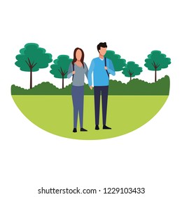 Young couple avatar