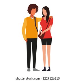 Young couple avatar