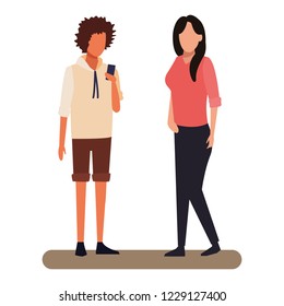Young couple avatar