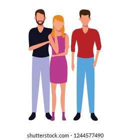 Young couple avatar