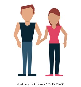 Young couple avatar