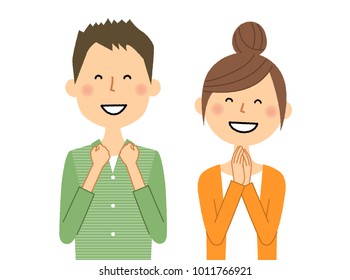 Young couple, Be pleased