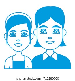 Young couple cartoon
