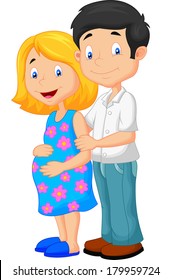 Young couple expecting a baby