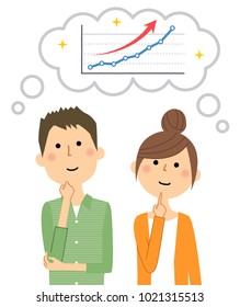 Young couple, Graph