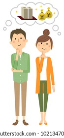 Young couple, Great cost