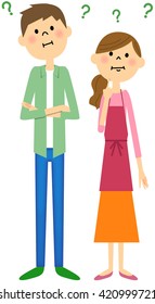 Young couple harbor doubts