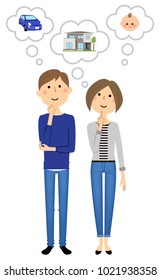Young couple, Life plan