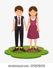 Young couple in love