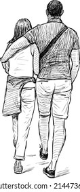 young couple on a date
