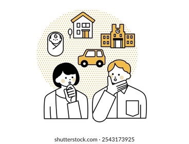 Young Couple Planning for the Future