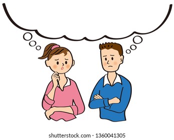 Young couple troubles