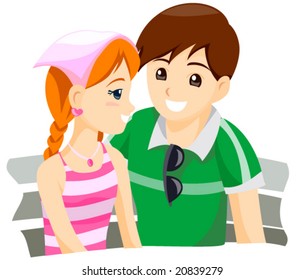 Young Couple - Vector