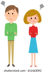 Young couple,Fight