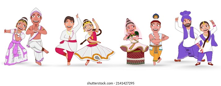 sattriya dance drawing
