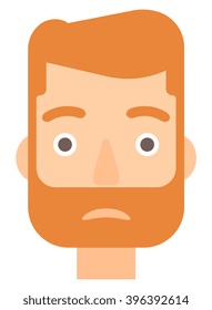 Young depressed man.