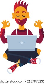 
joven diseñador trabajando en una nueva idea