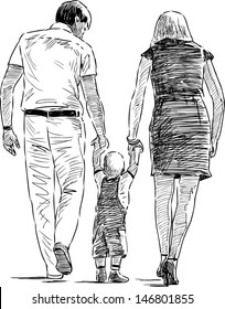 Featured image of post Family Father Mother And Baby Sketch