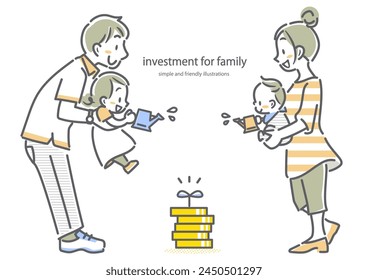 young family, investment for the future