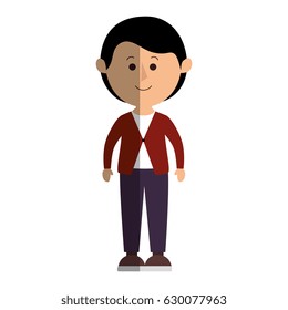 young father avatar character