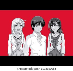 Young friends manga cartoons