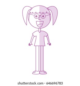 young girl avatar character