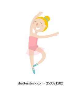 Young girl ballet dancer