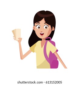 young girl icon