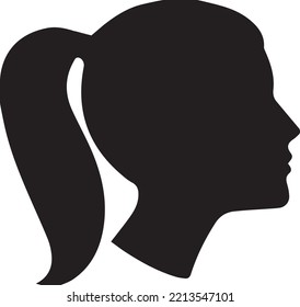 Young Girl Vector art work and silhouette