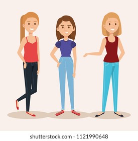 young girls avatars characters