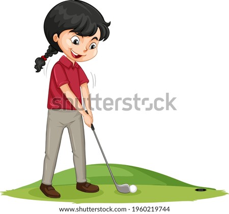 Similar – Image, Stock Photo Golf