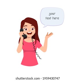 young good looking woman talking to the phone